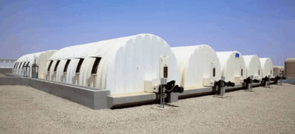 Temporary wastewater treatment at Qassim University supports sustainable community services.