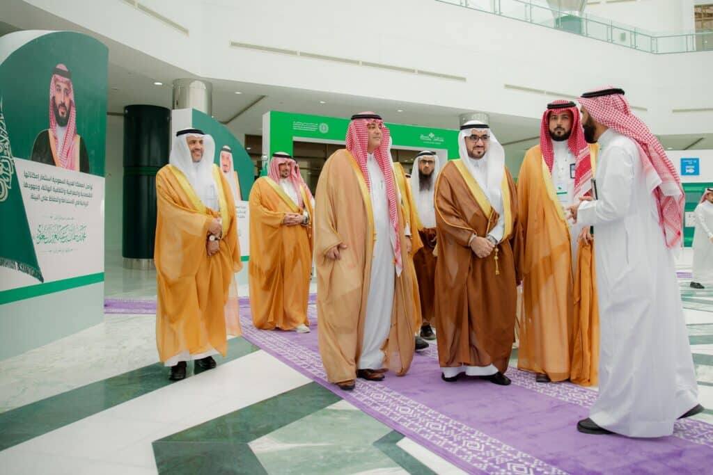 Participants in Qassim University's GeoGeography Conference discuss environment and sustainable development
