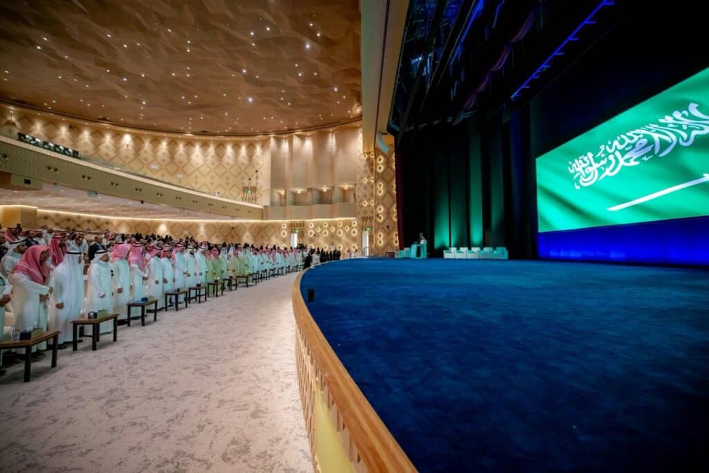 Academic presence at the research forum of the College of Agriculture and Food Sciences, Qassim, for a sustainable future.
